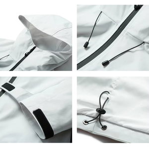 เสื้อแจ็คเก็ตกันลมสำหรับผู้ชายแบบซอฟต์เชลล์สำหรับฤดูใบไม้ร่วง กันน้ำ กันลม - Product Image 5