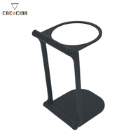 Support pliable léger pour filtre à café en alliage d'aluminium pour la préparation du café en extérieur et en voyage, noir/argent, assortiment