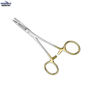 Portaagujas Manual MINI OLSEN HEGAR con Tijeras, Plateado, Clase I, Certificado TC CE - Product Image 1