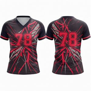 Camisetas de Voleibol de Corte Regular, 100% Poliéster, de Alta Calidad, Secado Rápido y Transpirables para Adultos - Product Image 1