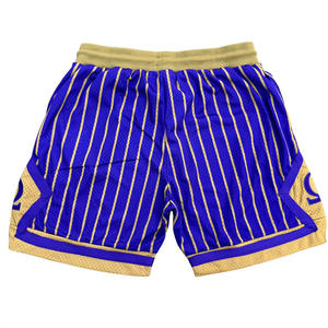 Pantalones Cortos de Malla Transpirable para Hombre, Novedad de Verano, Casuales, con Cordón Largo, Bordado de Letras en Sarga, Dos Bolsillos Laterales, Estilo Baloncesto - Product Image 2