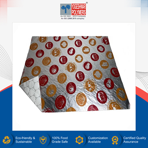 Indian Manufacturer of High Quality Burger and Sandwich Food Packaging Products Custom Logo Printed Honey Comb Paper <b>Roll</b> - Product Image 3
