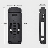 Support de couteau tactique modulaire avec clip de ceinture articulé et 6 vis en acier pour fixation personnalisée de couteau/équipement