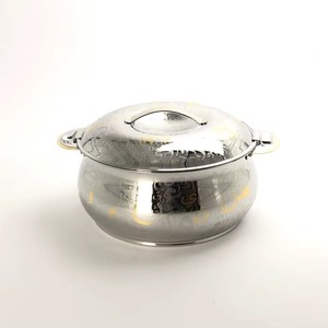 Olla de Acero Inoxidable de Alta Calidad con Hermoso Estampado Amarillento, Redonda, Pulida y Duradera para Todo Tipo de Estufas - Product Image 4