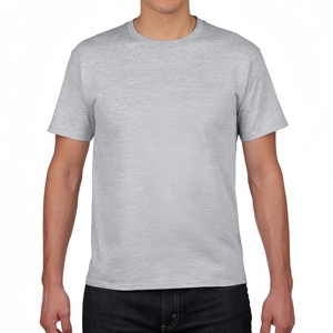 Camiseta Blanca al por Mayor, 100% Algodón, Cuello Redondo, Talla Grande para Hombre - Product Image 3