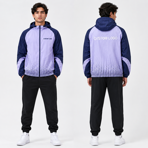 Wholesale Mens Windbreaker <b>Jacket</b> Custom Bulk Lightweight Waterproof Hooded Breathable Outdoor Sports <b>Running</b> Cycling <b>Reflective</b> - Product Image 6
