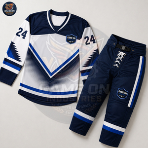 Premium Sublimation Uniform Quick Dry Performance Sport Apparel Team Wear Comfortable Top Supplier New Trendy Ice Hockey Uniform - Product Image 3
