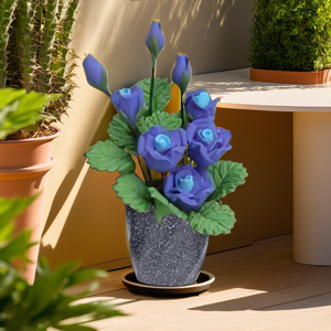 Fleur en plastique de table, design réaliste et durable, parfaite pour la décoration de la maison/bureau, peu d'entretien, ajoute une touche de nature - Product Image 5