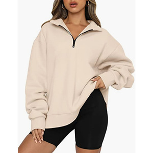 Custom Print Logo 100% <b>Polyester</b> Sublimation Plain <b>Hoodies</b> Blank Plus Size Long Sleeve Crewneck Sweatshirts for Women Men - Product Image 1