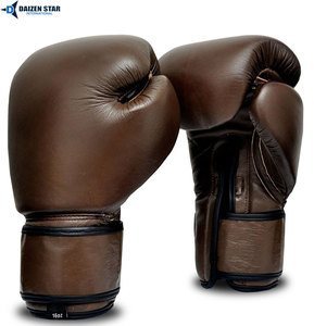 ถุงมือชกมวยหนัง PU ทนทาน สำหรับฝึกซ้อม MMA มวยไทย รับทำโลโก้ตามสั่ง - Product Image 5