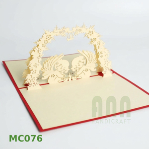 Tarjetas de invitación de vacaciones de Navidad 3D Tarjetas de regalo de felicitación festivas - Product Image 5