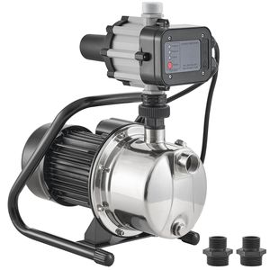 Pompa per Pozzi Poco Profondi da 1HP 115V con Portata di 1200 GPH e Prevalenza di 145 ft, Pompa Portatile in Acciaio Inox con Controllo Automatico per Irrigazione - Product Image 1