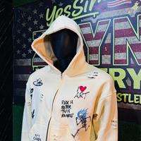 Ensemble sweat à capuche et short déchiré personnalisé pour homme, survêtement streetwear en coton oversize, marque privée, fabricant OEM