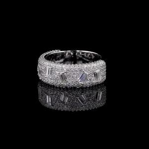 Bague en argent sterling 925 Prestige avec moissanite, style classique traditionnel pour mariage et fiançailles, bijoux fins de qualité supérieure - Product Image 2