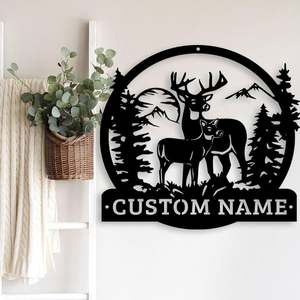 Arte Metálico Decorativo para Pared, Corte Láser Personalizado, Diseño de Árbol, Canguro, Búho y Aves, Decoración para Hogar y Jardín, Precio de Mayoreo Directo de Fábrica en India - Product Image 6