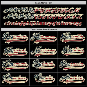 Custom <b>Men's</b> <b>Black</b> Ice Hockey Jersey V-Neck Full Sleeve Sublimated Print Teams Logo Flag Pattern Polyester Apparel - Product Image 5