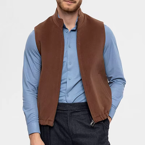 Chaleco de Lana de Alta Calidad en Oferta - Moderno y Cálido para Otoño/Invierno, Chaleco con Cierre para Hombre - Product Image 3