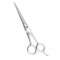 Tijeras de Peluquería Profesionales 440C para Diestros, Plegables, Ligeras, Herramientas de Salón, Tijeras de Corte y Entresacado con Filo Afilado para Peluquería