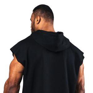 Haut de sport sans manches noir pour homme – Gilet d'entraînement léger, coupe athlétique, idéal pour la gym, le fitness, le sport et le streetwear - Product Image 5