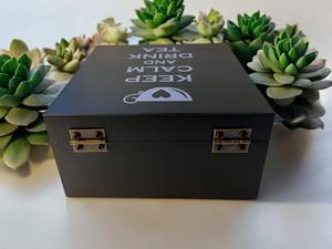 Boîte en bois imprimée, boîte de rangement minimaliste, boîte en bois imprimée pour l'emballage de produits, boîte de rangement pour la vente en gros - Product Image 5