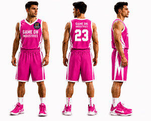 Maillot de basket-ball réversible à séchage rapide, double face, uniforme personnalisé, vêtements de sport sans manches pour hommes - Product Image 1