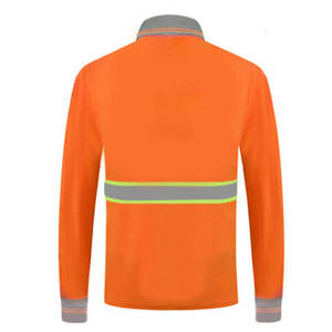 Chemises de travail réfléchissantes haute visibilité multi-poches personnalisées pour hommes, vente chaude, bandes réfléchissantes pour la sécurité routière - Product Image 4