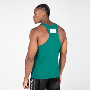 Débardeur de sport décontracté coupe classique en coton et bambou, doux, respirant, séchage rapide, avec emmanchures profondes, fabrication OEM, marque privée - Product Image 4