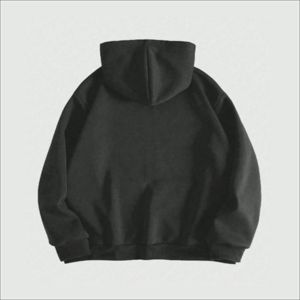 Sweat à capuche zippé en coton épais pour homme, coupe oversize, style streetwear, brodé, écoresponsable, pour la vente en gros aux fabricants de sweats - Product Image 2