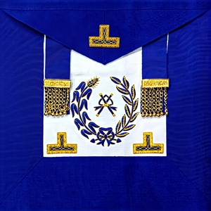 Delantal de ceremonia DIRECTOR OF CEREMONIES Craft Grand Undress con bordado a mano de alta calidad, elaborado en lona de algodón premium - Product Image 1