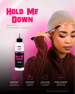 Colle pour perruque HMD Hold Me Down parfumée à la pastèque, grande taille 5,3 oz, étiquette privée, tenue extrême, imperméable - Product Image 6