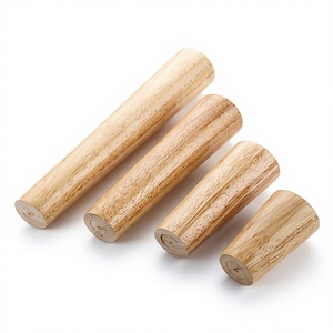 Solid Wood Round <b>Sofa</b> <b>Legs</b> Natural Finish Furniture Feet Replacement <b>for</b> Couch Cabinet Bed Modern Home Upgrade Wooden <b>Sofa</b> <b>Leg</b> - Product Image 1