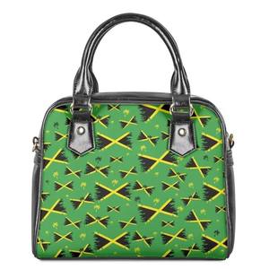 Bolso de mano de poliéster con estampado hawaiano Puakenikeni para mujer, bolso moderno con compartimentos para estudiantes universitarias 168 - Product Image 1