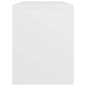 Tabouret de maquillage en bois d'ingénierie blanc 27,6x13,8x17,7 po, accessoire pour coiffeuses - Product Image 5