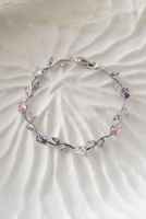 Bracelet jonc tendance en or floral 18 carats avec diamant de laboratoire, pierre précieuse, cadeaux de mariage et de Noël, bijoux de luxe unisexe certifiés IGI