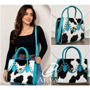 Bolso Tote de Cuero Vacuno Estilo Francés de Lujo 2026 para Damas, Correa Desmontable, Cierre Giratorio, Bolso de Hombro Moderno para Mujer - Product Image 1