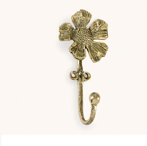 Crochets muraux Soleil Lune Étoile en métal doré, porte-manteau décoratif style bohème, crochets muraux pour clés, serviettes, bijoux - Product Image 3