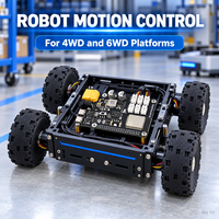 Carte de commande moteur moyeu DDSM400 6 canaux ESP32 2.4G WiFi Type C UART JSON SDK pour robot mobile 4 roues motrices 6 roues motrices