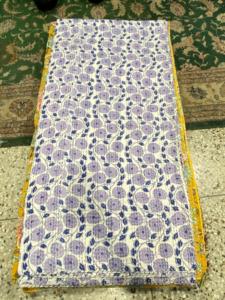 Couvre-lit Kantha fait main de qualité supérieure, couette en coton doux réversible pour la décoration de chambre, collection hôtelière et ameublement de maison - Product Image 3