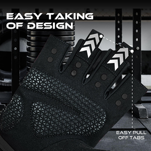 Durable Gym <b>Gloves</b> for Weightlifting, Deadlifts, Pull Ups, Bodybuilding & Gym Workout Protection - Product Image 5