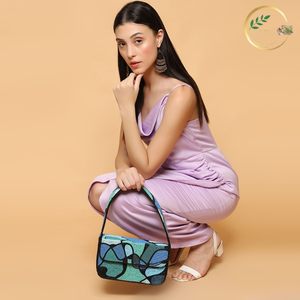 Durable Handmade Jute Ladies Purse Natural Fiber Eco Friendly Handbag - Product Image 2