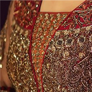 ชุดแต่งงานแบบอัฟกานิคูชีดีไซน์ใหม่ทันสมัย ประดับคริสตัลระยิบระยับ แต่งระบายยาวลากพื้น ทรงเอไลน์ ชุดเจ้าสาวแบบดั้งเดิมสำหรับงานแต่งงาน ตกแต่งอย่างหรูหรา 100% - Product Image 6