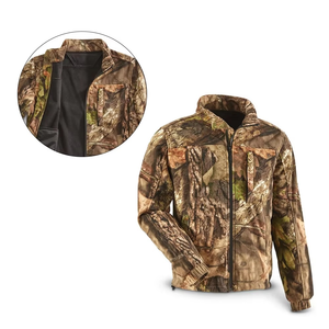 Unisex Winter Camouflage Soft <b>Shell</b> Hunting Jacket Quick Dry Full Sleeve - Product Image 1