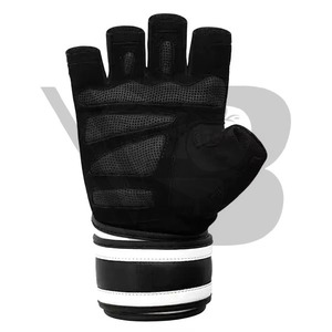Guantes de Fitness de Cuero de Alta Calidad para Hombre y Mujer, Agarre Duradero, Palma Acolchada, Diseño Transpirable, Personalizables para Gimnasio y Levantamiento de Pesas - Product Image 3