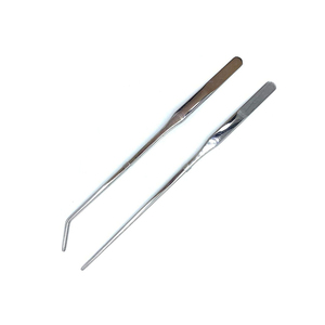 Pinzas de Alta Calidad para Alimentación de Serpientes, Pinzas Rectas y Curvas de Acero Inoxidable Alemán para Reptiles, Pinzas Dentadas para Alimentación de Insectos - Product Image 2