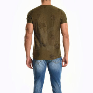 Camiseta Desgastada de Algodón Lavado, Estilo Urbano Holgado, Moda Casual de Verano, Prenda de Calidad Premium - Product Image 6