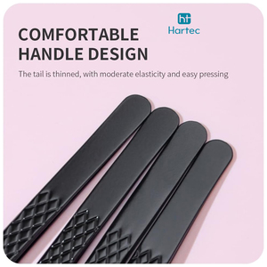 High-Precision Stainless Steel Customizable Logo Premium Matte Black Gold Pointed Tip Durable Beauty Instruments For Salons - Product Image 5