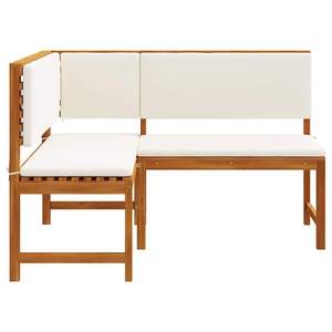 Silla de jardín de madera maciza de acacia, 55,12 x 39,37 x 35,83 pulgadas, banco de patio marrón - Product Image 4