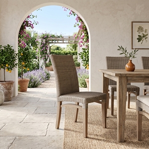 Silla de Comedor Windsore con Estructura de Madera de Caoba, Tejido de Ratán Fitrit, Asiento Balinés Hecho a Mano de Primera Calidad, Juego de Muebles de Cocina - Product Image 2