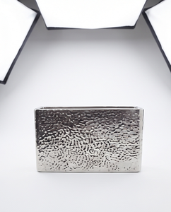 Porte-serviettes en métal texturé martelé rectangulaire, design texturé moulé, pour cuisine et salle à manger, vente en gros - Product Image 5