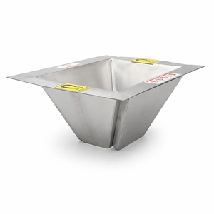 Séparateur magnétique industriel permanent en acier inoxydable avec trémie, piège à métaux pour la traitement des poudres et granulés - Product Image 3